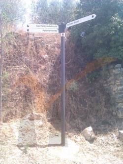 Señalización vial vertical en guadarrama